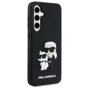 Wholesale Karl Lagerfeld KLHCS24FE3DRKCNK Samsung Galaxy S24 FE hardcase 3D Rubber Karl&Choupette black - KLD21834 - {ean13} - Hurt