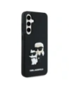 Hurtownia GSM - Etui Karl Lagerfeld KLHCS24FE3DRKCNK Samsung Galaxy S24 FE hardcase 3D Rubber Karl&Choupette černý/black - KLD21834 - {ean13} - Hurt