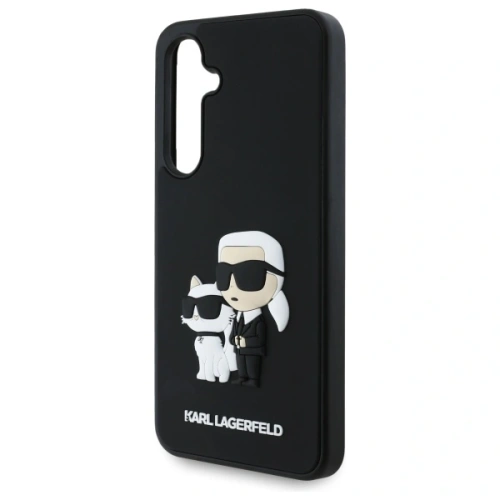 Etui Karl Lagerfeld KLHCS24FE3DRKCNK Samsung Galaxy S24 FE hardcase 3D Rubber Karl&Choupette czarny/black
