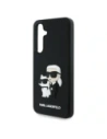 Hurtownia GSM - Etui Karl Lagerfeld KLHCS24FE3DRKCNK Samsung Galaxy S24 FE hardcase 3D Rubber Karl&Choupette černý/black - KLD21834 - {ean13} - Hurt