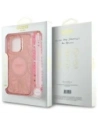 Hurtownia GSM - Guess GUHMP16XHCPOFPP Apple iPhone 16 Pro Max carcasă rigidă IML Flori Allover Electro cu curea din perlă MagSafe roz - GUE4201 - {ean13} - Hurt