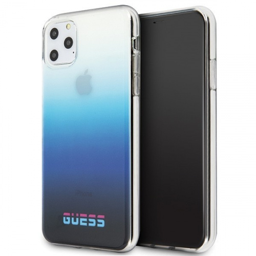 Hurtownia Guess - 3700740461242 - GUE421BLU - Etui Guess GUHCN58DGCNA Apple iPhone 11 Pro niebieski/gradient blue hard case California - B2B homescreen