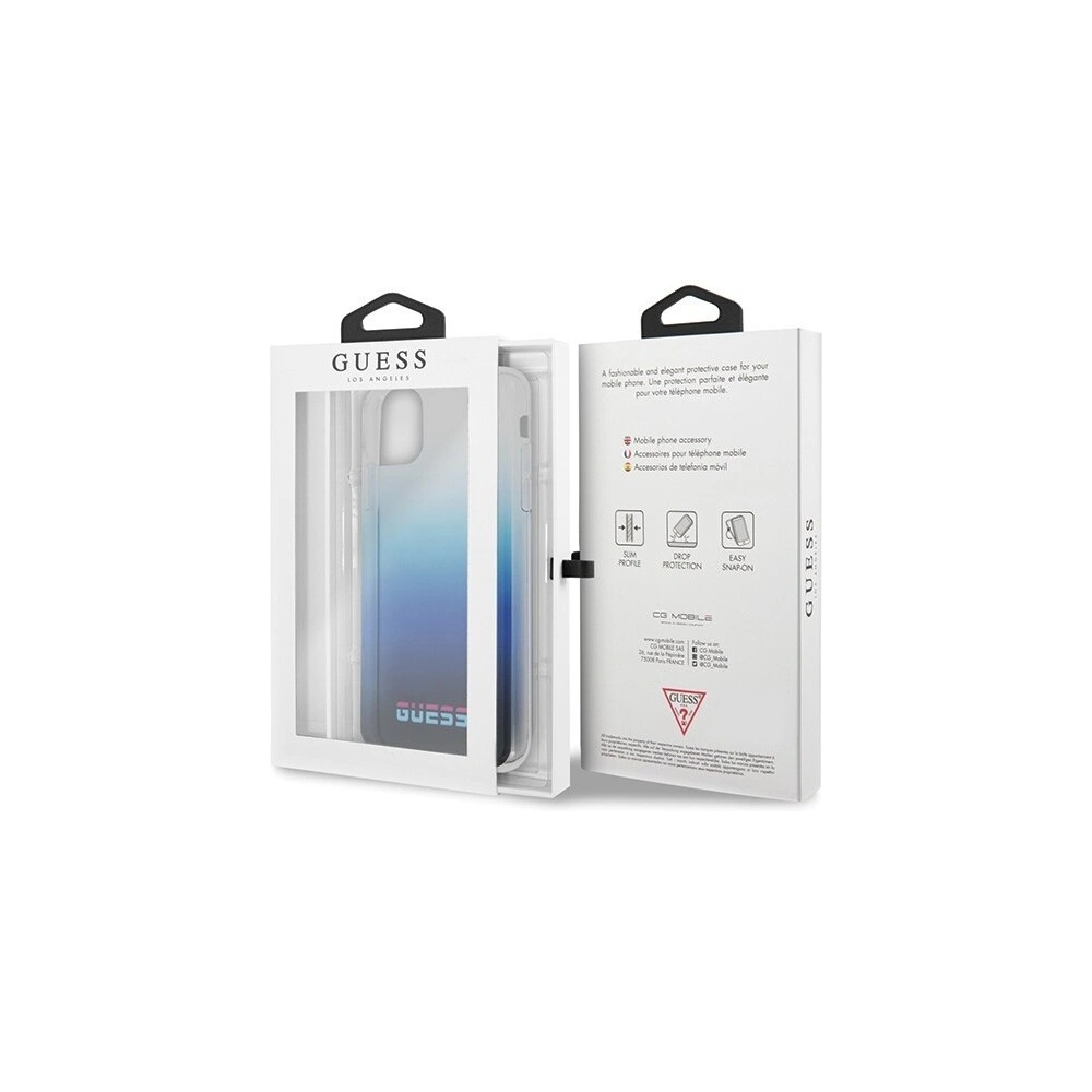 Hurtownia GSM - Etui Guess GUHCN58DGCNA Apple iPhone 11 Pro niebieski/gradient blue hard case California - GUE421BLU - {ean13} - Hurt