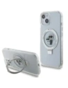 Hurtownia GSM - Karl Lagerfeld KLHMP15SHMRSKCH Apple iPhone 15 / 14 / 13 hardcase Ring Stand Karl&Choupettte MagSafe alb - KLD21837 - {ean13} - Hurt