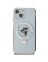 Hurtownia GSM - Karl Lagerfeld KLHMP15SHMRSKCH Apple iPhone 15 / 14 / 13 hardcase Ring Stand Karl&Choupettte MagSafe alb - KLD21837 - {ean13} - Hurt