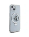 Wholesale Karl Lagerfeld KLHMP15SHMRSKCH Apple iPhone 15 / 14 / 13 hardcase Ring Stand Karl&Choupettte MagSafe white - KLD21837 - {ean13} - Hurt