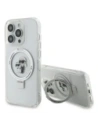 Karl Lagerfeld KLHMP15XHMRSKCH Apple iPhone 15 Pro Max kemény tok Ring Stand Karl&Choupettte MagSafe fehér