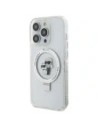 Hurtownia GSM - Karl Lagerfeld KLHMP15XHMRSKCH Apple iPhone 15 Pro Max kemény tok Ring Stand Karl&Choupettte MagSafe fehér - KLD21838 - {ean13} - Hurt