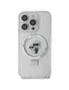 Hurtownia GSM - Karl Lagerfeld KLHMP15XHMRSKCH Apple iPhone 15 Pro Max Hartschale Ring Stand Karl&Choupettte MagSafe weiß - KLD21838 - {ean13} - Hurt