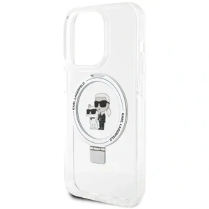Wholesale Karl Lagerfeld KLHMP15XHMRSKCH Apple iPhone 15 Pro Max hardcase Ring Stand Karl&Choupettte MagSafe white - KLD21838 - {ean13} - Hurt
