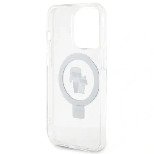 Wholesale Karl Lagerfeld KLHMP15XHMRSKCH Apple iPhone 15 Pro Max hardcase Ring Stand Karl&Choupettte MagSafe white - KLD21838 - {ean13} - Hurt