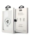 Hurtownia GSM - Karl Lagerfeld KLHMP15XHMRSKCH Apple iPhone 15 Pro Max Hartschale Ring Stand Karl&Choupettte MagSafe weiß - KLD21838 - {ean13} - Hurt