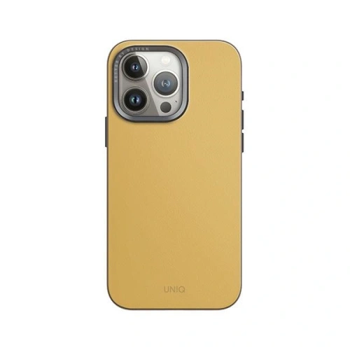 Etui UNIQ Lyden DS Apple iPhone 15 Pro Magclick Charging żółto-szary/canary yellow-flint grey