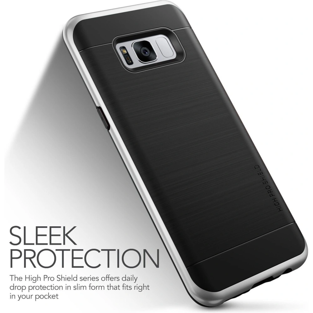 VRS Design High Shield Pro Galaxy S8 Light Silver