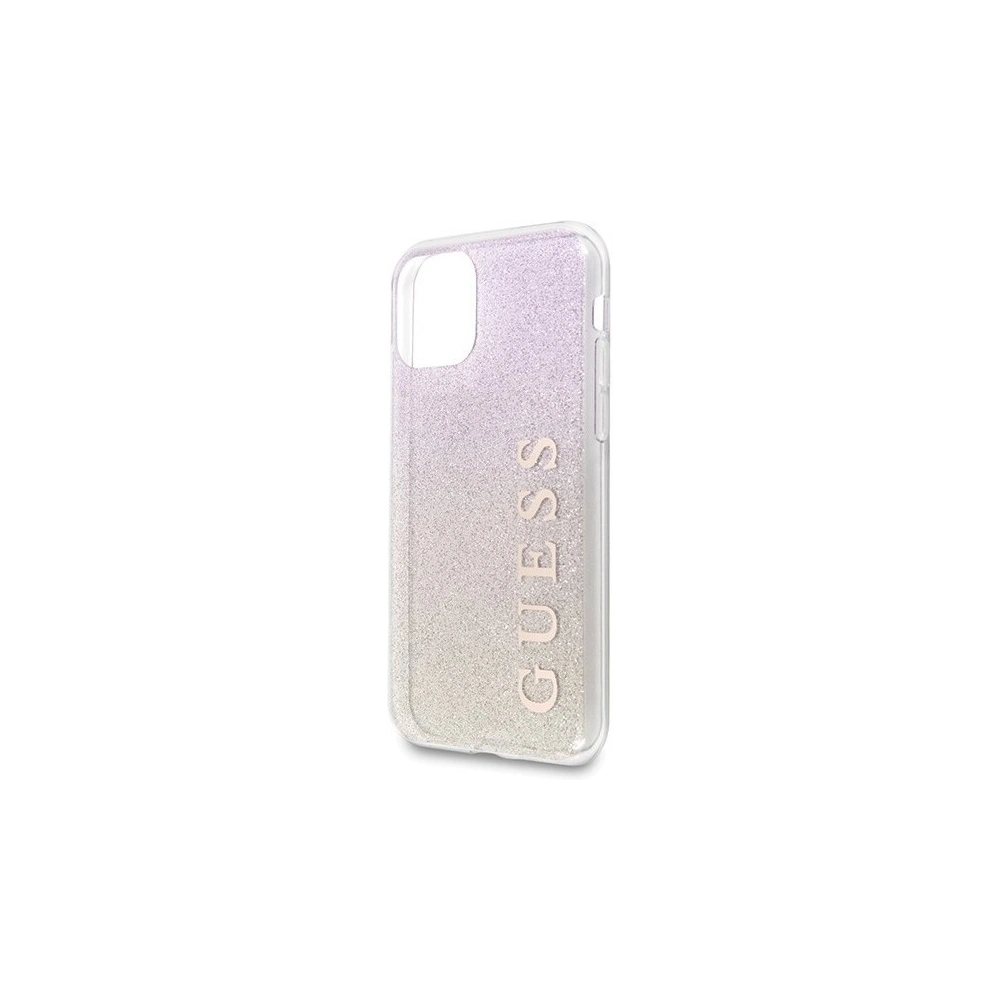 Hurtownia GSM - Etui Guess GUHCN58PCUGLGPI Apple iPhone 11 Pro różowo-złoty/gold pink hard case Gradient Glitter - GUE424GLDPNK - {ean13} - Hurt