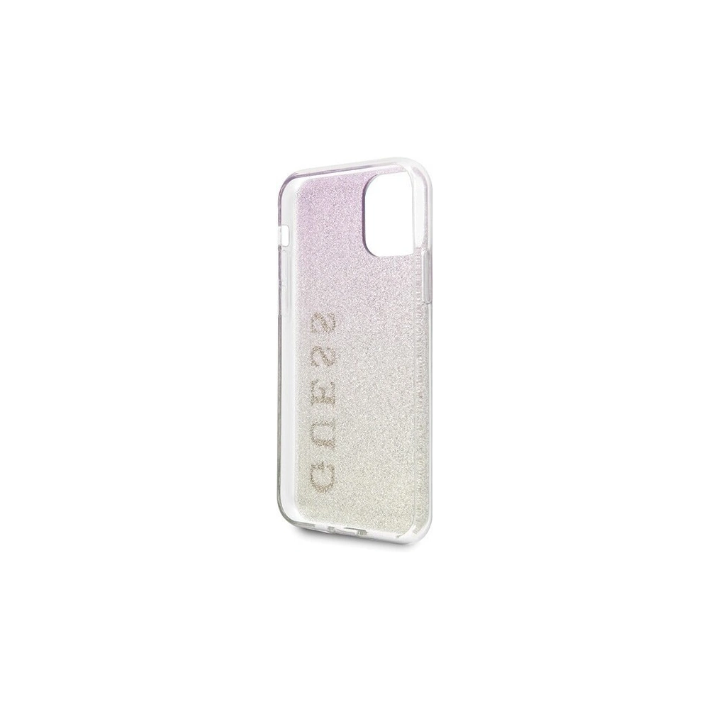 Hurtownia GSM - Etui Guess GUHCN58PCUGLGPI Apple iPhone 11 Pro różowo-złoty/gold pink hard case Gradient Glitter - GUE424GLDPNK - {ean13} - Hurt