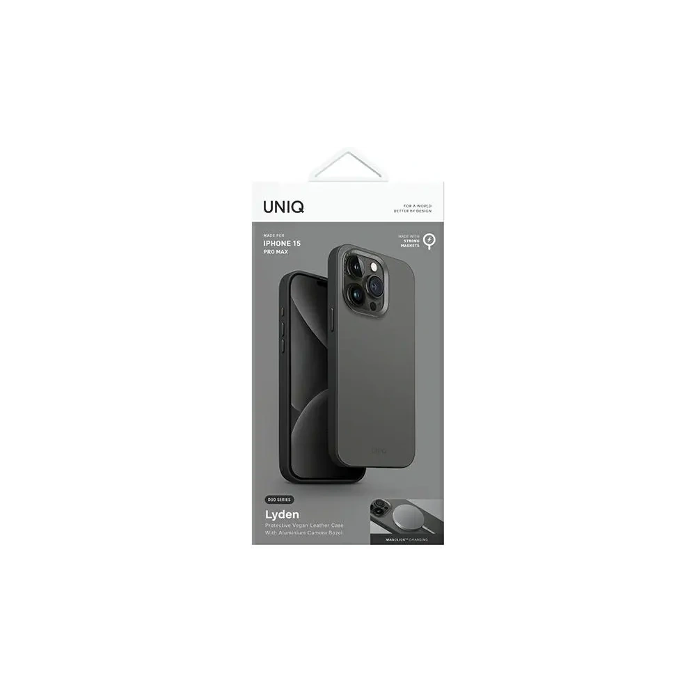 Hurtownia GSM - UNIQ Lyden DS Apple iPhone 15 Pro Max Magclick Töltő mosott kék-fekete - UNIQ1399 - {ean13} - Hurt