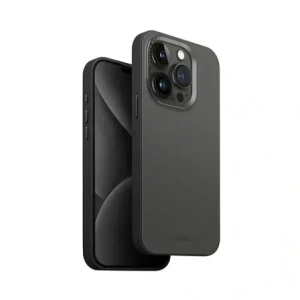 Hurtownia GSM - UNIQ Lyden DS Apple iPhone 15 Pro Max Magclick Töltés sötétszürke-fekete - UNIQ1400 - {ean13} - Hurt