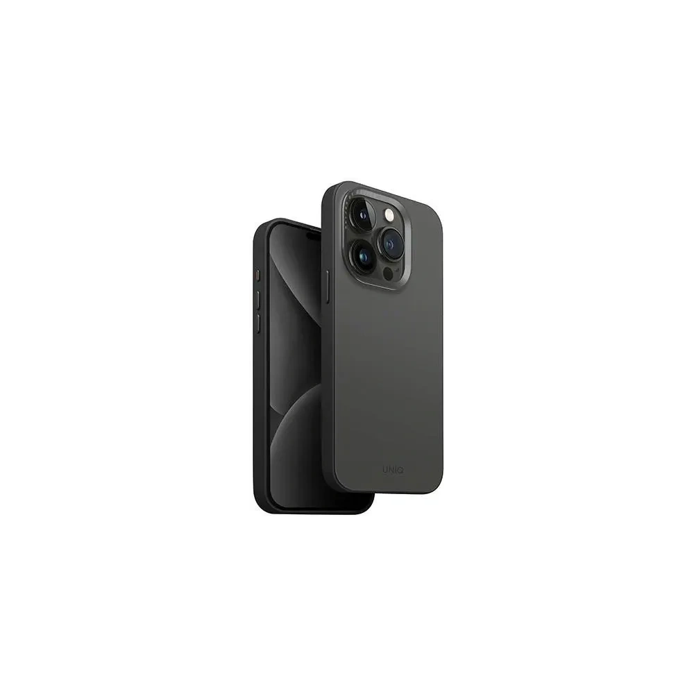 Wholesale UNIQ Lyden DS Apple iPhone 15 Pro Max Magclick Charging charcoal grey-black - UNIQ1400 - {ean13} - Hurt