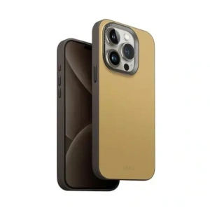 Hurtownia GSM - UNIQ Lyden DS Apple iPhone 15 Pro Max Magclick Töltés canary sárga-flint szürke - UNIQ1401 - {ean13} - Hurt