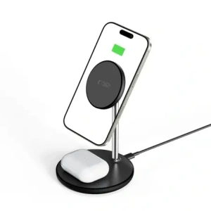 Hurtownia GSM - Tech-Protect QI15W-A39 2in1 Magnetic MagSafe vezeték nélküli töltő fekete - THP3616 - {ean13} - Hurt