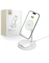 Hurtownia GSM - Tech-Protect QI15W-A39 2in1 Magnetic Încărcător Wireless MagSafe Alb - THP3617 - {ean13} - Hurt