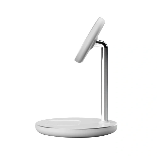 Ładowarka bezprzewodowa Tech-Protect QI15W-A39 2in1 Magnetic MagSafe Wireless Charger White