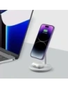 Hurtownia GSM - Bezdrátová nabíječka Tech-Protect QI15W-A39 2v1 Magnetic MagSafe Wireless Charger Bílá - THP3617 - {ean13} - Hurt