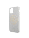 Hurtownia GSM - Etui Guess GUHCN58PCUGLLG Apple iPhone 11 Pro jasnoszary/light grey hard case Glitter 4G Circle Logo - GUE425GRY - {ean13} - Hurt