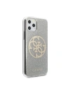 Hurtownia GSM - Etui Guess GUHCN58PCUGLLG Apple iPhone 11 Pro jasnoszary/light grey hard case Glitter 4G Circle Logo - GUE425GRY - {ean13} - Hurt