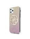 Wholesale Guess GUHCN58PCUGLPGG iPhone 11 Pro gold pink hard case Glitter Gradient 4G Circle Logo - GUE426GLDPNK - {ean13} - Hurt