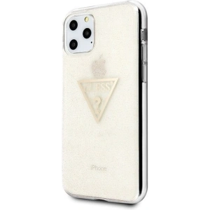 Hurtownia GSM - Etui Guess GUHCN58SGTLGO Apple iPhone 11 Pro złoty/gold hard case Glitter Triangle - GUE427GLD - {ean13} - Hurt