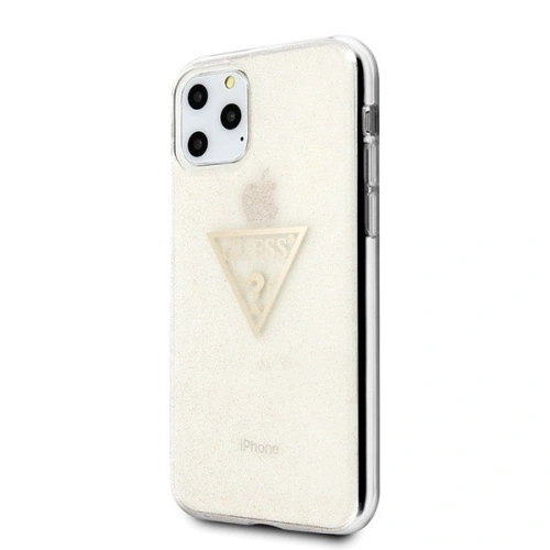Etui Guess GUHCN58SGTLGO Apple iPhone 11 Pro złoty/gold hard case Glitter Triangle