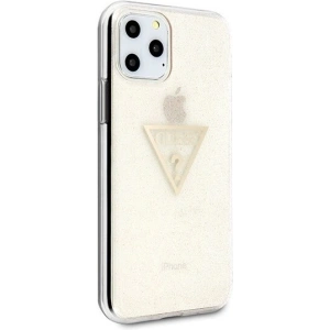 Hurtownia GSM - Etui Guess GUHCN58SGTLGO Apple iPhone 11 Pro złoty/gold hard case Glitter Triangle - GUE427GLD - {ean13} - Hurt