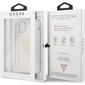Hurtownia GSM - Etui Guess GUHCN58SGTLGO Apple iPhone 11 Pro złoty/gold hard case Glitter Triangle - GUE427GLD - {ean13} - Hurt