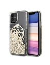 Etui Guess GUHCN61LGGITDGO Apple iPhone 11 złoty/gold hard case Circle Liquid Glitter