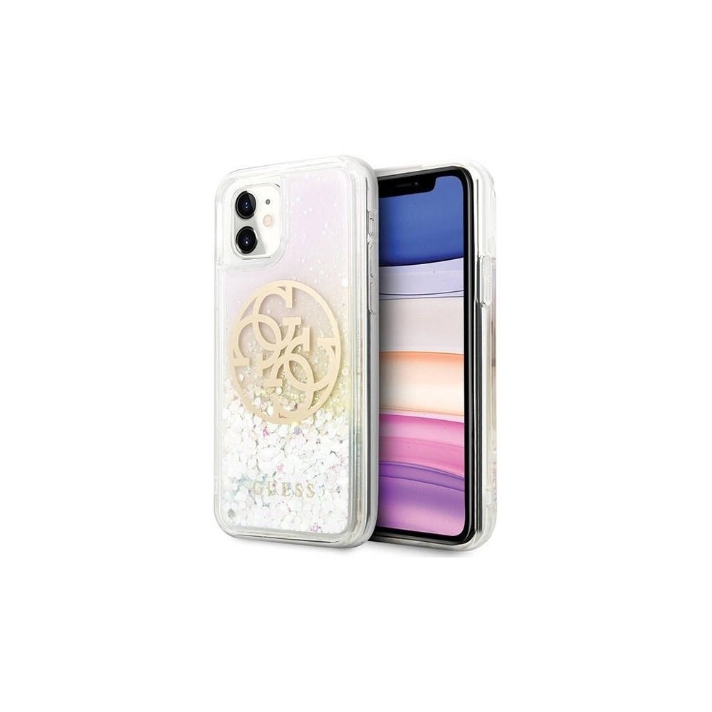 Hurtownia GSM - Etui Guess GUHCN61LGIRGP Apple iPhone 11 hard case Gradient Liquid Glitter Circle Logo - GUE430 - {ean13} - Hurt