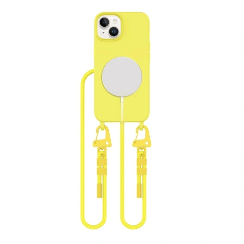 Etui Tech-Protect Magnecklace MagSafe Apple iPhone 14 Canary Yellow