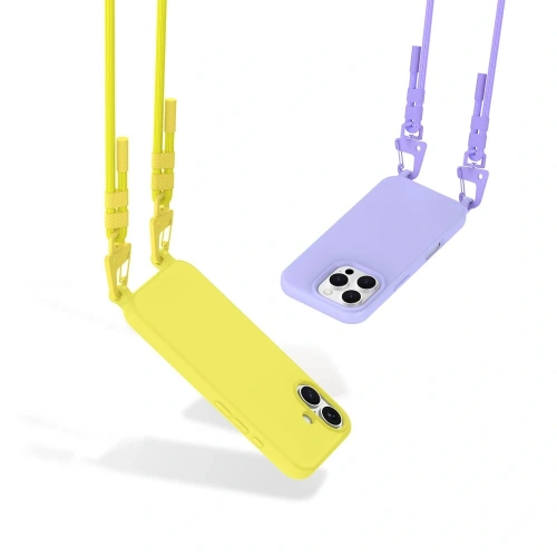Etui Tech-Protect Magnecklace MagSafe Apple iPhone 14 Canary Yellow