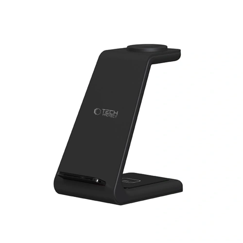Ładowarka indukcyjna Tech-Protect QI15W-A36 3in1 Wireless Charger For Android Black