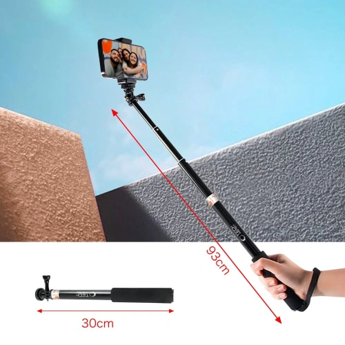 Kijek selfie stick Tech-Protect GA100 Monopad & Selfie Stick GOPRO / DJI Black