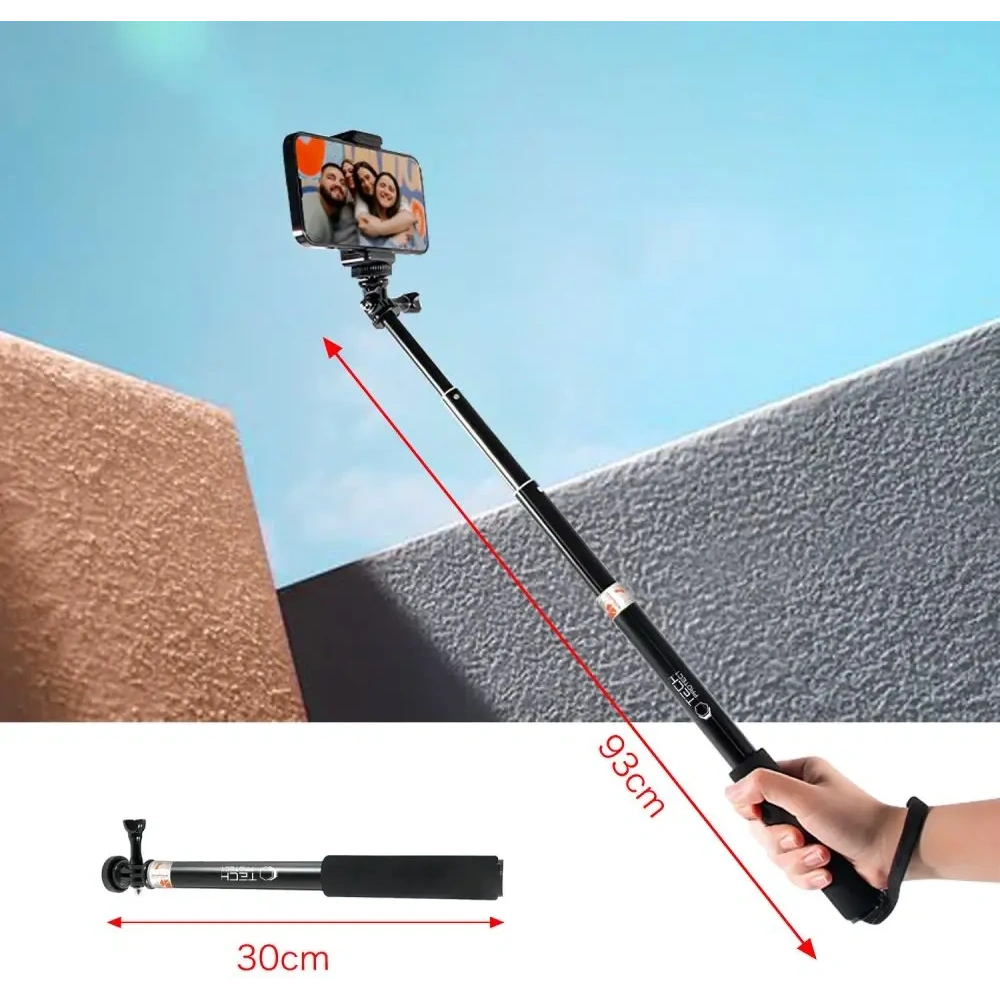 Hurtownia GSM - Tech-Protect GA100 Monopod és Selfie Bot GOPRO / DJI Fekete - THP3624 - {ean13} - Hurt
