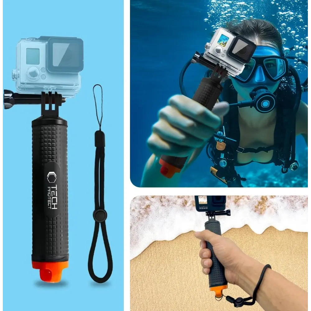 Hurtownia GSM - Tech-Protect GA100 úszó kézmarkolat GOPRO / DJI fekete - THP3625 - {ean13} - Hurt