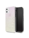 Guess Apple Case GUHCN61PCUGLGPI iPhone 11 rose gold/gold rosa Hartschalenetui Gradient Glitter