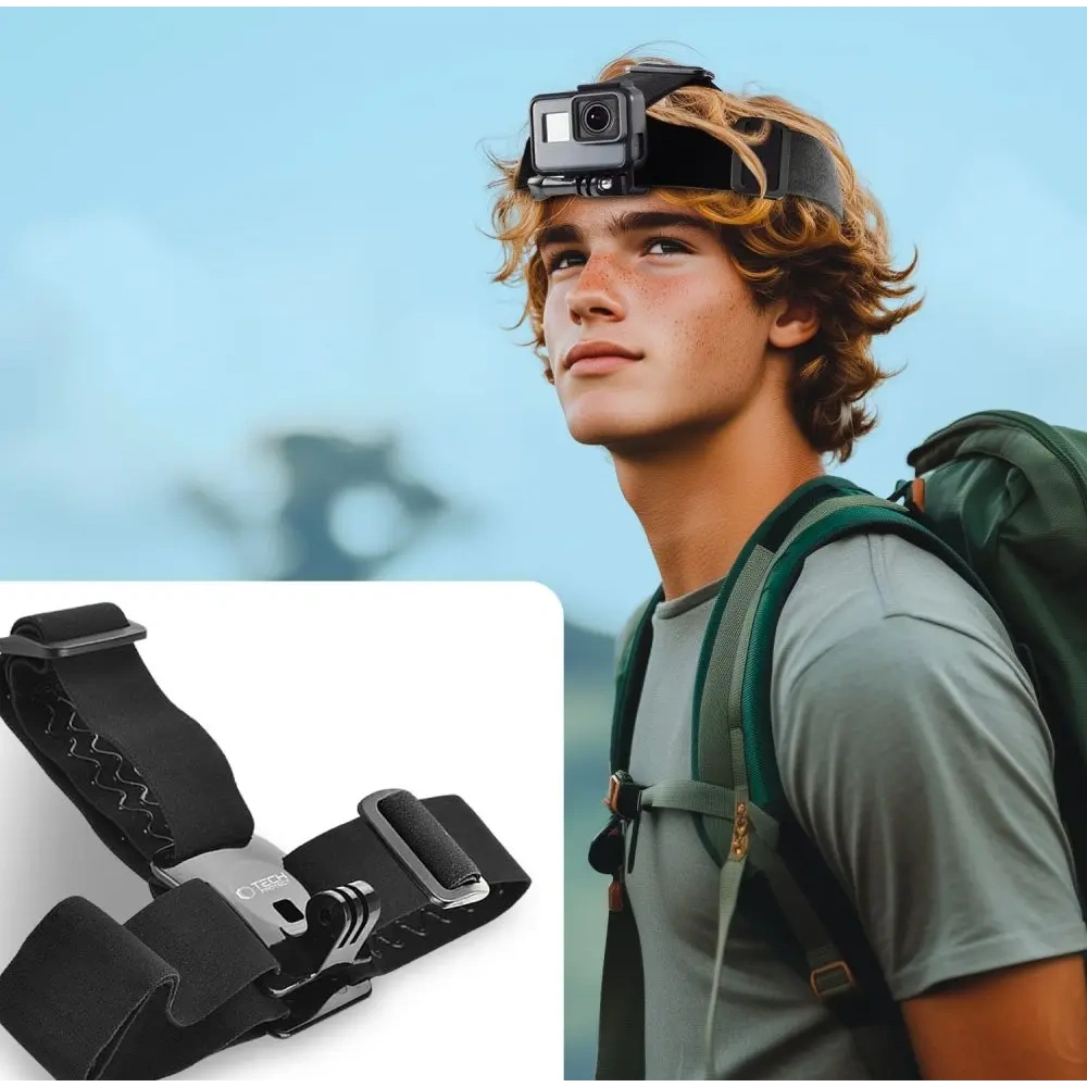 Hurtownia GSM - Tech-Protect GA100 Fejre szerelhető GOPRO / DJI Fekete - THP3626 - {ean13} - Hurt