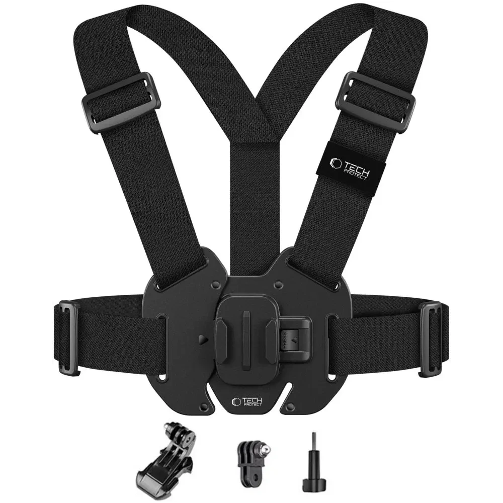 Hurtownia GSM - Szelki Tech-Protect GA100 Chest Mount GOPRO / DJI Black - THP3627 - {ean13} - Hurt