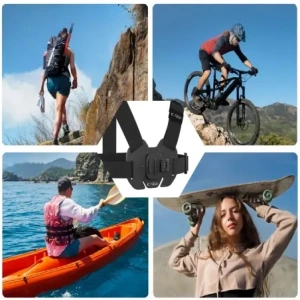 Hurtownia GSM - Tech-Protect GA100 Mellkasi Rögzítő GOPRO / DJI Fekete - THP3627 - {ean13} - Hurt