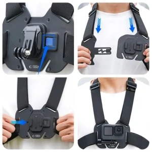 Hurtownia GSM - Tech-Protect GA100 Mellkasi Rögzítő GOPRO / DJI Fekete - THP3627 - {ean13} - Hurt