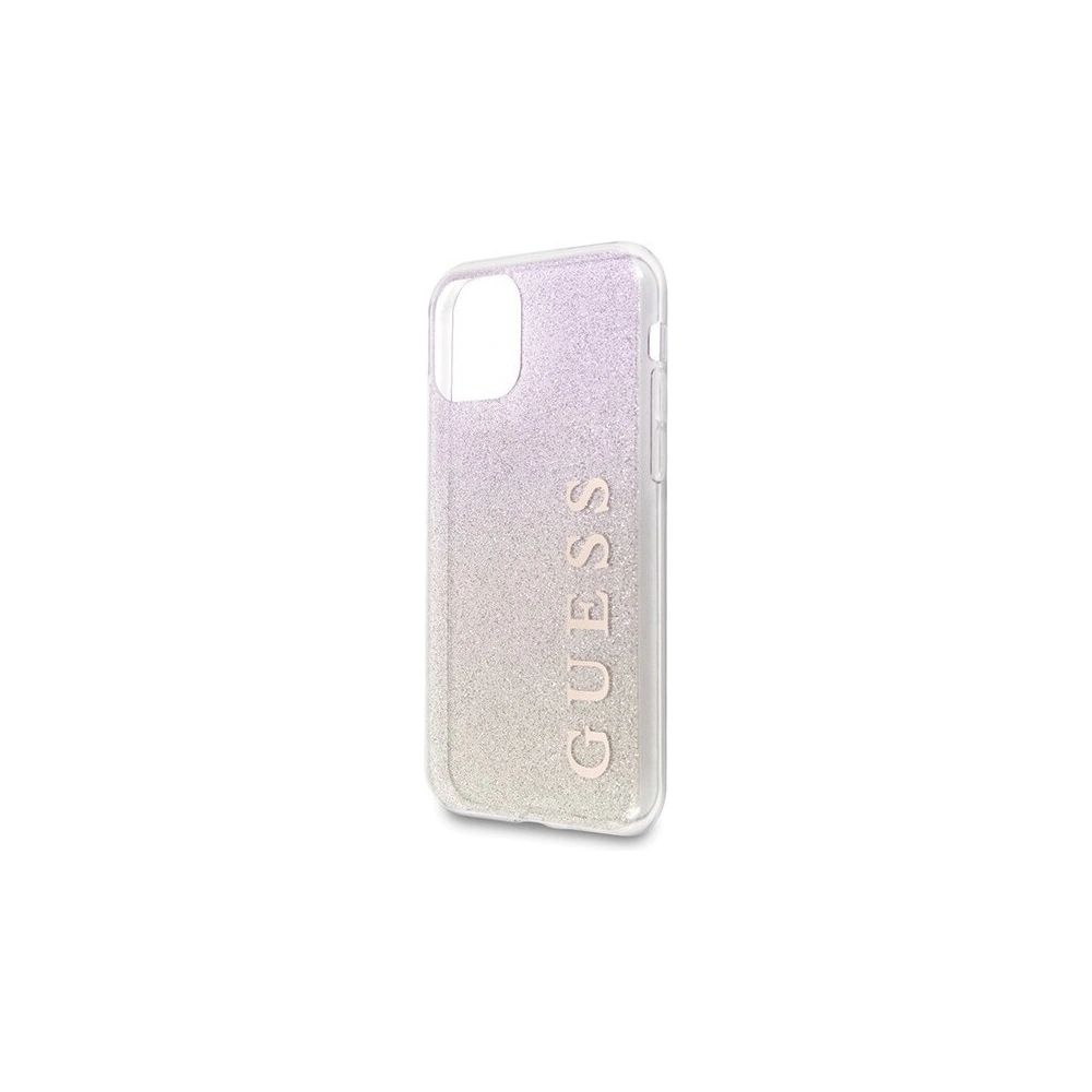 Hurtownia GSM - Etui Guess GUHCN61PCUGLGPI Apple iPhone 11 różowo-złoty/gold pink hard case Gradient Glitter - GUE431GLDPNK - {ean13} - Hurt