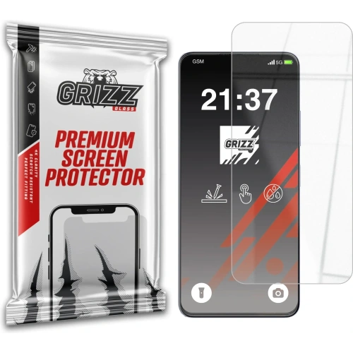 Szkło hybrydowe GrizzGlass HybridGlass do ZTE Blade V60 Design